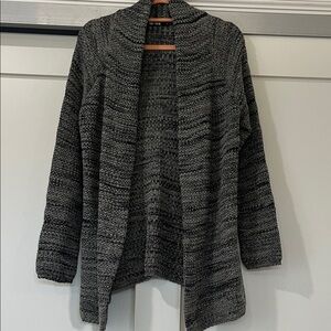 NIC+ZOE Charcoal Open-Front Cardigan